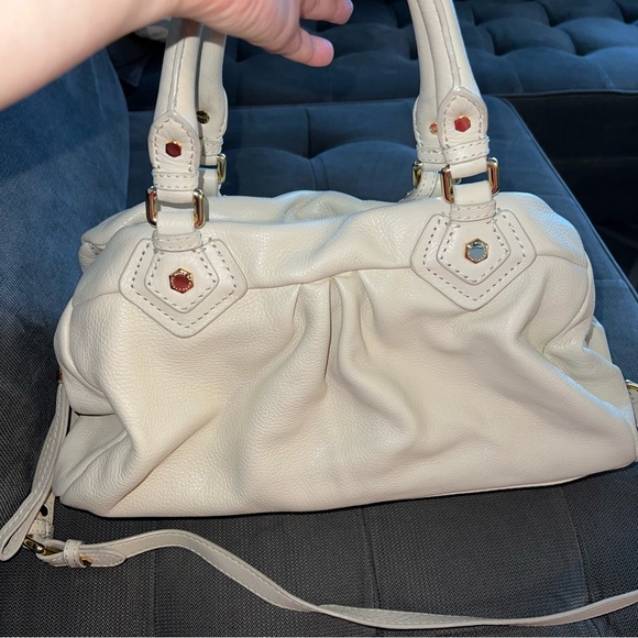 Marc Jacobs Classic Q Groovee Beige Leather Satchel Bag - Picture 6 of 16